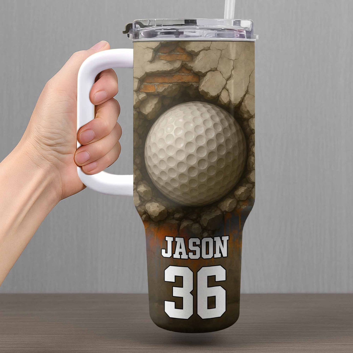 Celebrate Your Passion - Personalized 40oz Tumbler With Straw - SPORT012_TBS