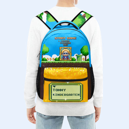 Que comiencen los juegos - Mochila personalizada personalizada - QCUS033_CB