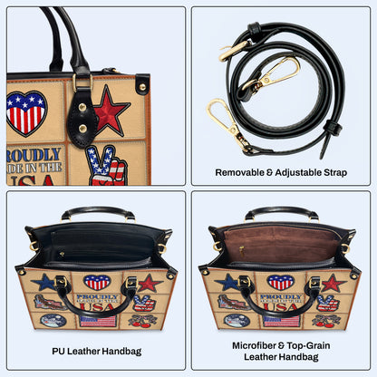 Proudly Made In The USA - Leather Handbag - IND18