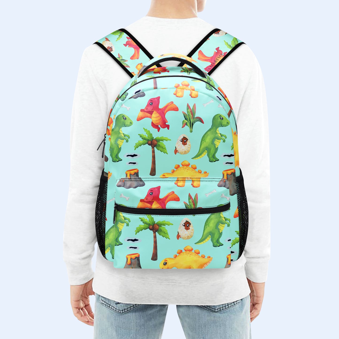 Dinosaur - Personalized Custom Backpack - AA023_CB