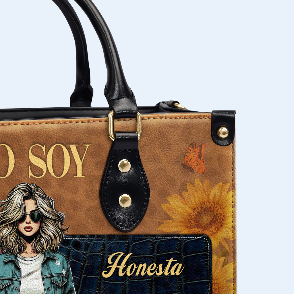 Yo Soy - Bolso de piel personalizado - HS037_HB