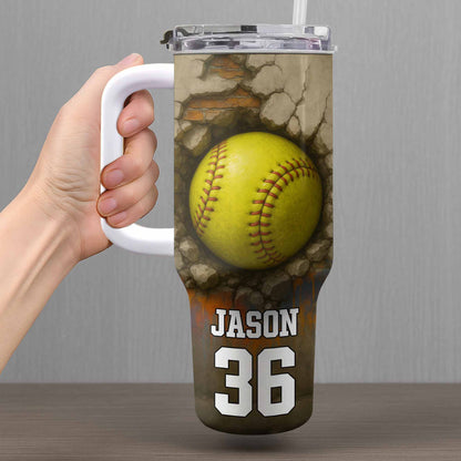 Celebrate Your Passion - Personalized 40oz Tumbler With Straw - SPORT012_TBS