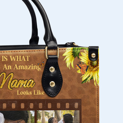 This Is What An Amazing ... Looks Like - Personalized Custom Leather Handbag - FM013_HB