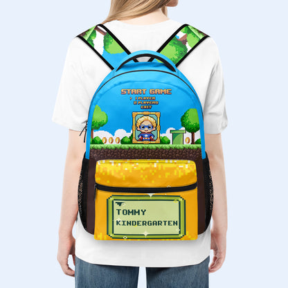 Let the Games Begin - Personalized Custom Backpack - QCUS033_CB