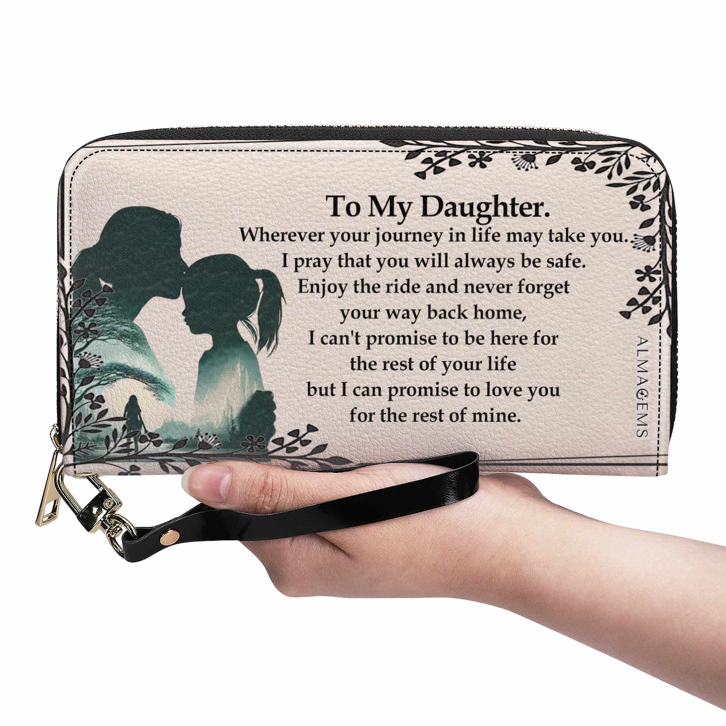 To My Daughter - Women Leather Wallet - WW10