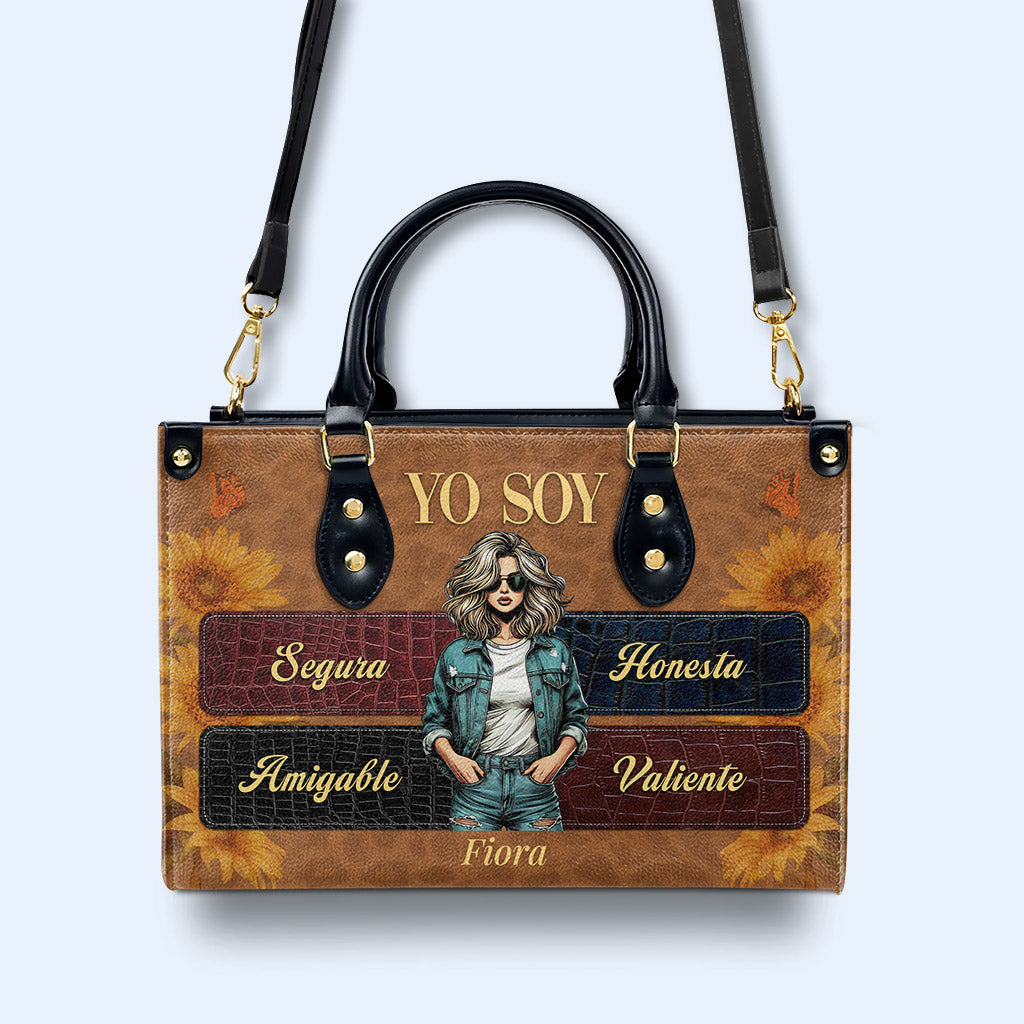 Yo Soy - Bolso de piel personalizado - HS037_HB