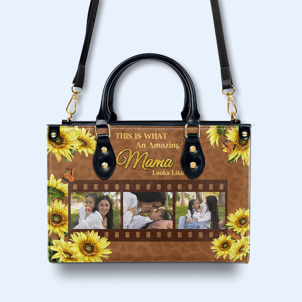 This Is What An Amazing ... Looks Like - Personalized Custom Leather Handbag - FM013_HB