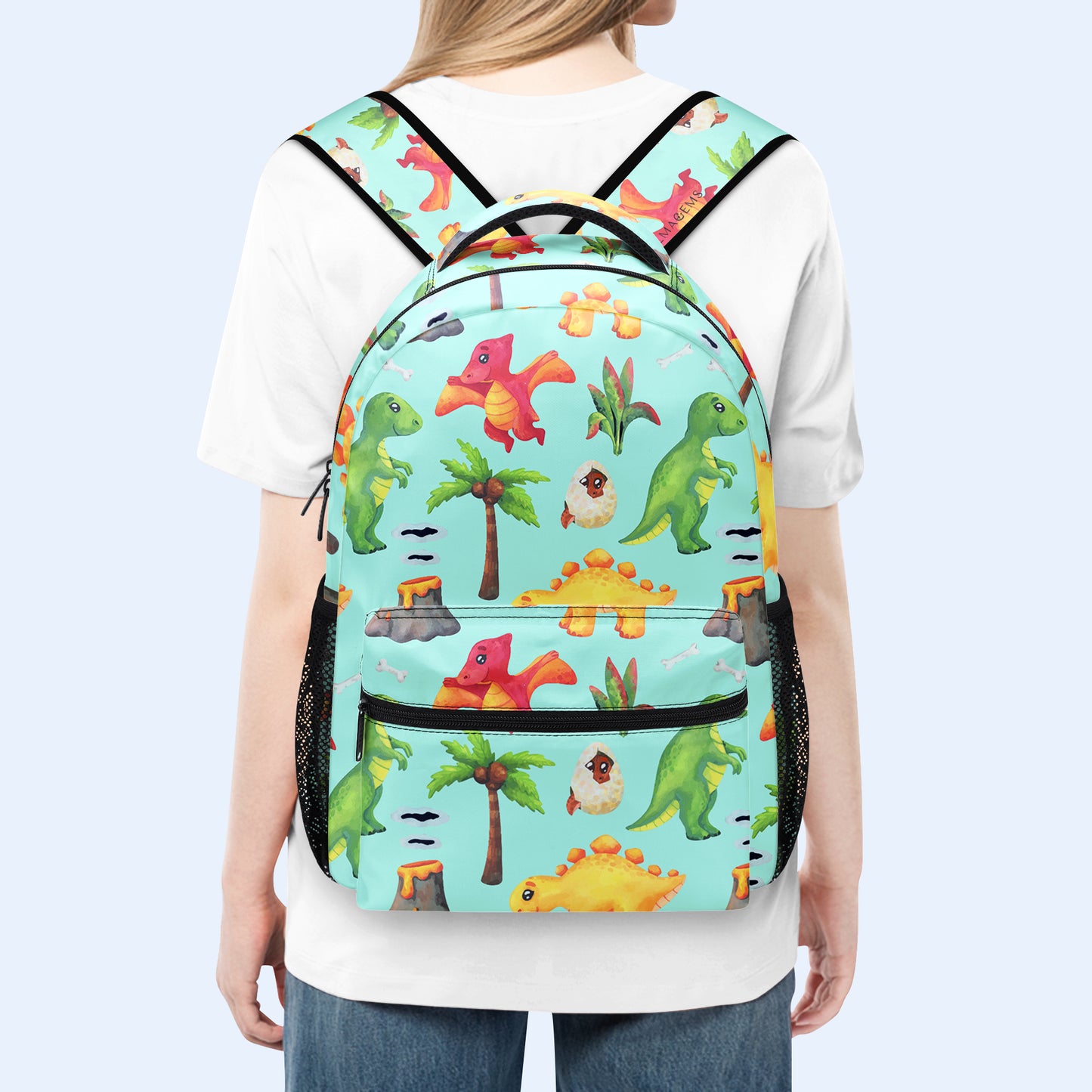 Dinosaur - Personalized Custom Backpack - AA023_CB