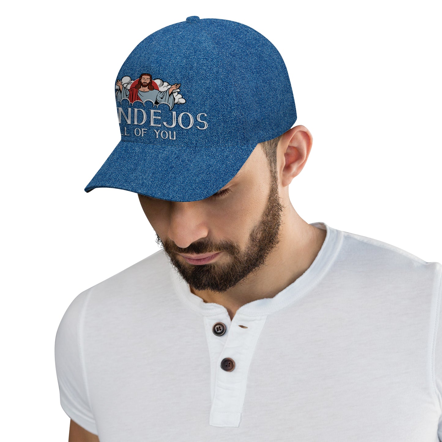 PENDEJOS TODOS USTEDES - Gorra personalizada personalizada, gorra de béisbol con estampado completo - HS055_BAC