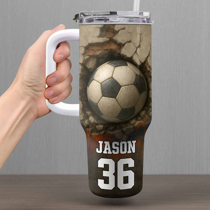 Celebrate Your Passion - Personalized 40oz Tumbler With Straw - SPORT012_TBS