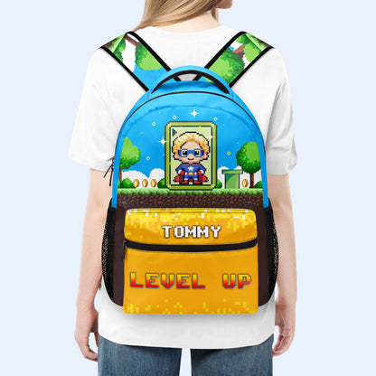 Level Up - Personalized Custom Backpack - QCUS031_CB