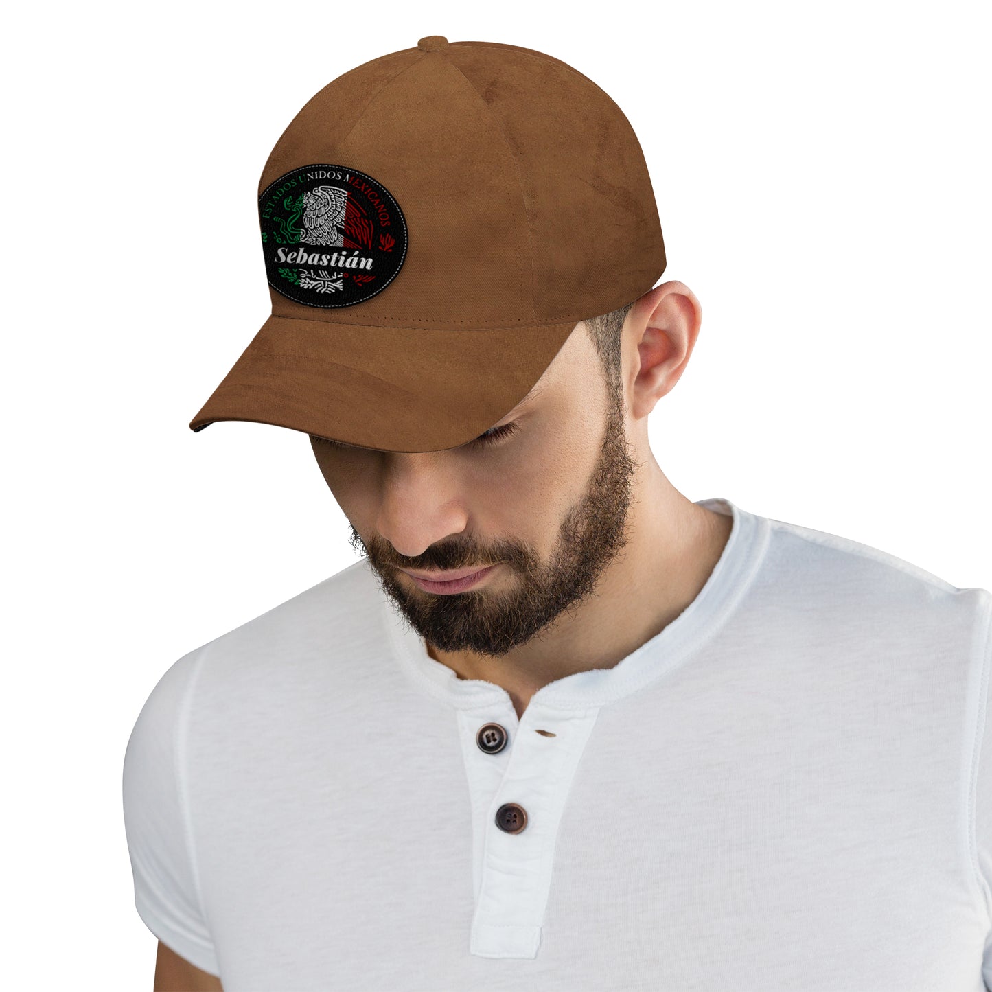 Estados Unidos Mexicanos - Gorra personalizada, gorra de béisbol con estampado integral - ME054_BAC