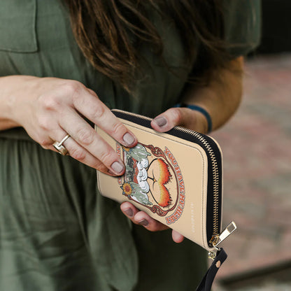 Tienes mi corazón y mi... - Cartera de piel para mujer - CP005_WW