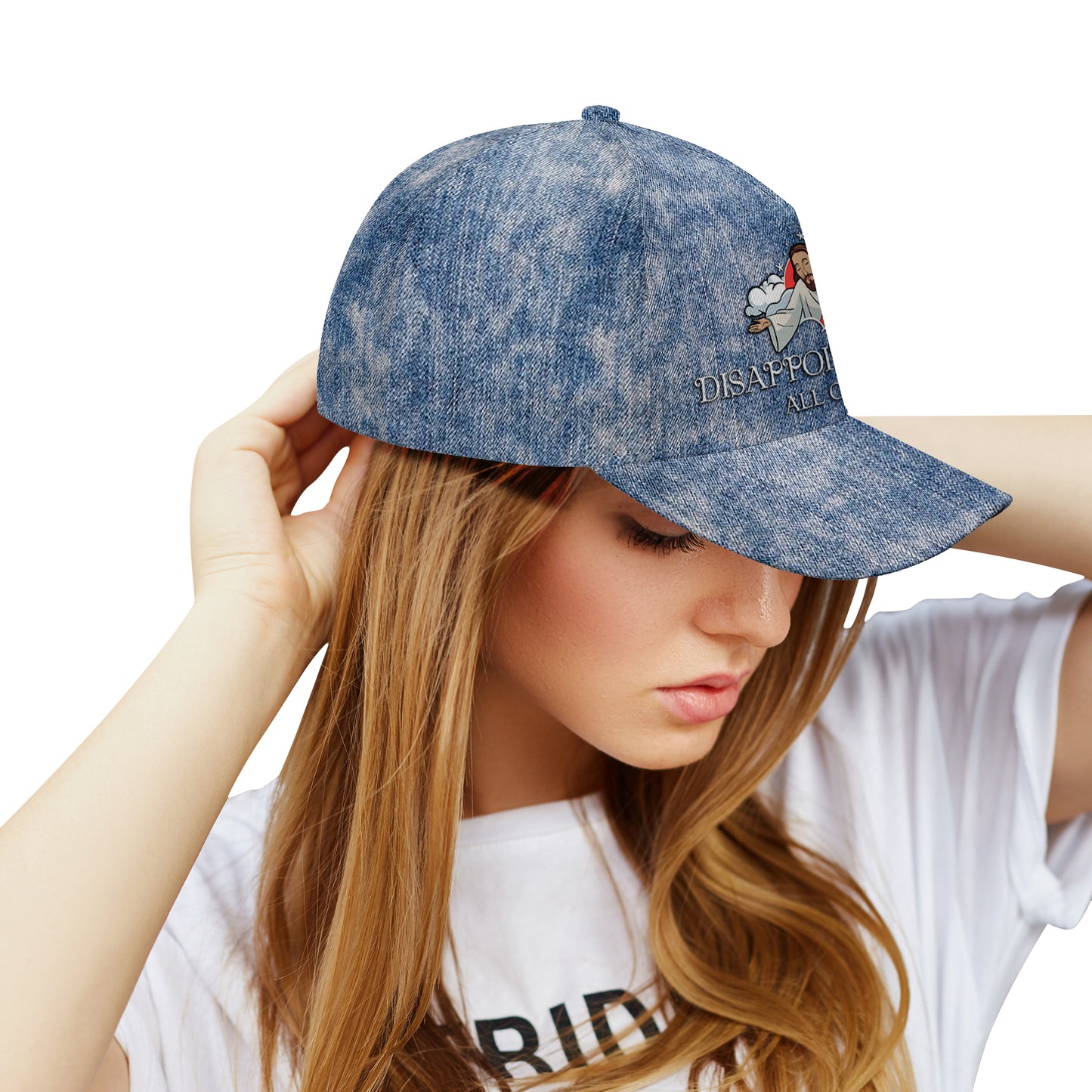 DECEPCIONES PARA TODOS USTEDES - Gorra personalizada personalizada, gorra de béisbol con estampado completo - HS056_BAC