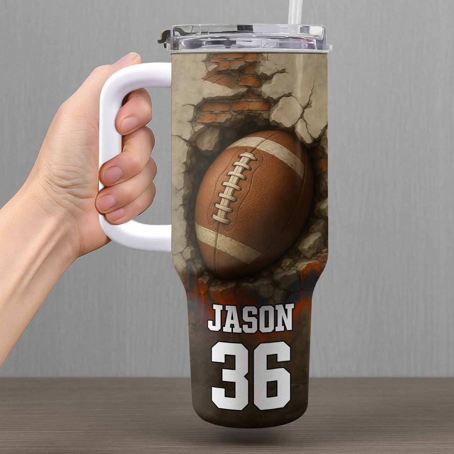 Celebrate Your Passion - Personalized 40oz Tumbler With Straw - SPORT012_TBS