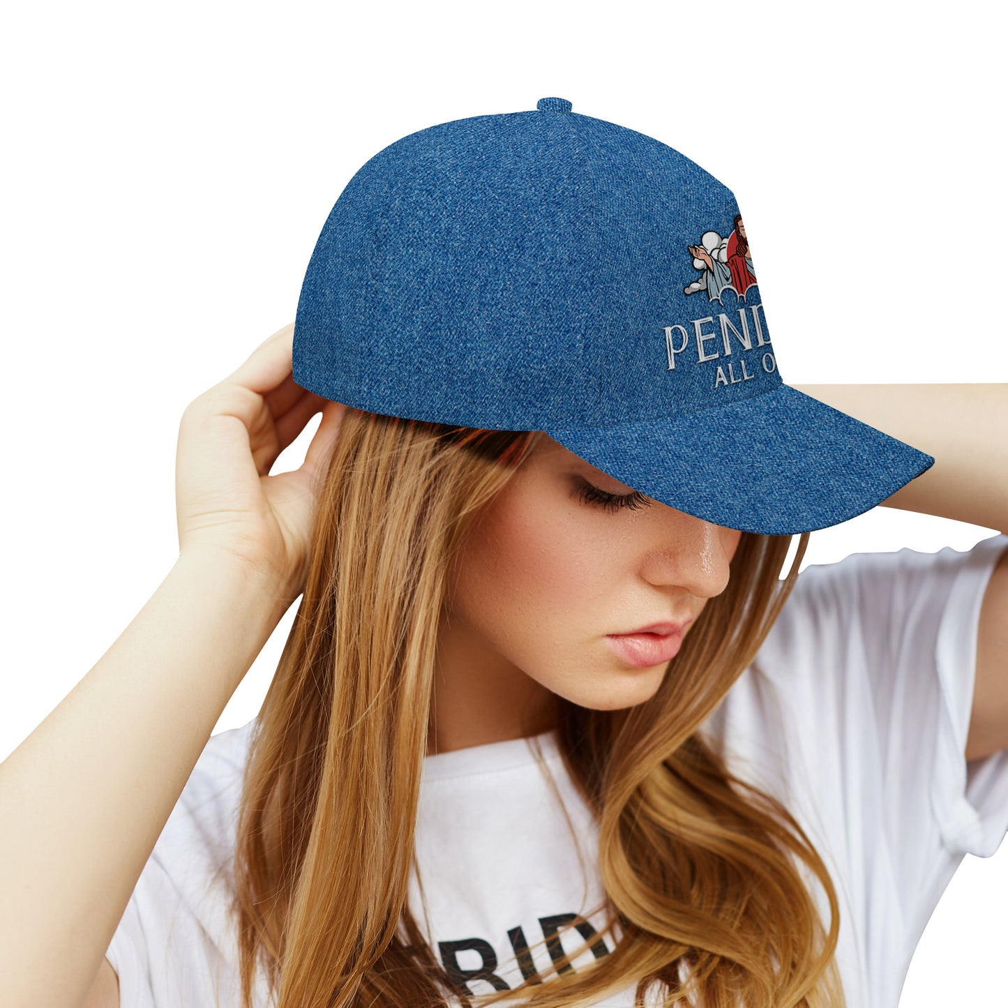 PENDEJOS TODOS USTEDES - Gorra personalizada personalizada, gorra de béisbol con estampado completo - HS055_BAC