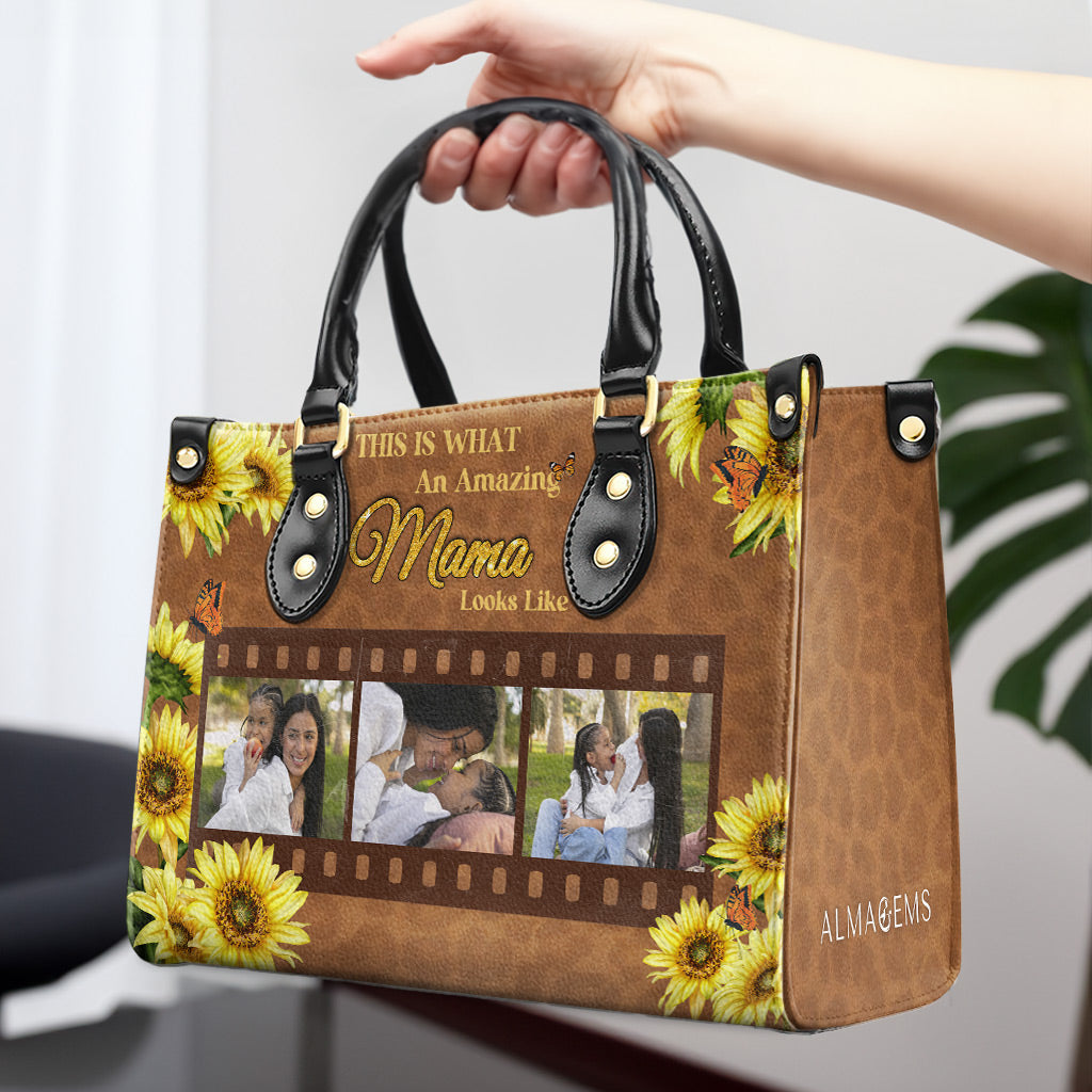 This Is What An Amazing ... Looks Like - Personalized Custom Leather Handbag - FM013_HB