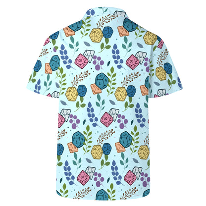 Camisa hawaiana unisex personalizada con dados coloridos - A003_HW