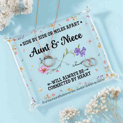 Aunt & Niece Always Connected By Heart With Flowers