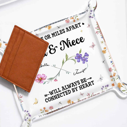 Aunt & Niece Always Connected By Heart With Flowers