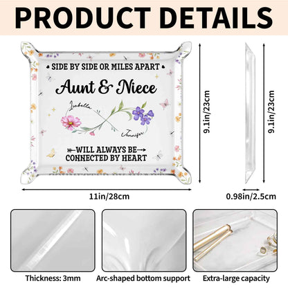 Aunt & Niece Always Connected By Heart With Flowers