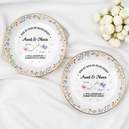 Side By Side Or Miles Apart, Aunt & Niece, Flowers