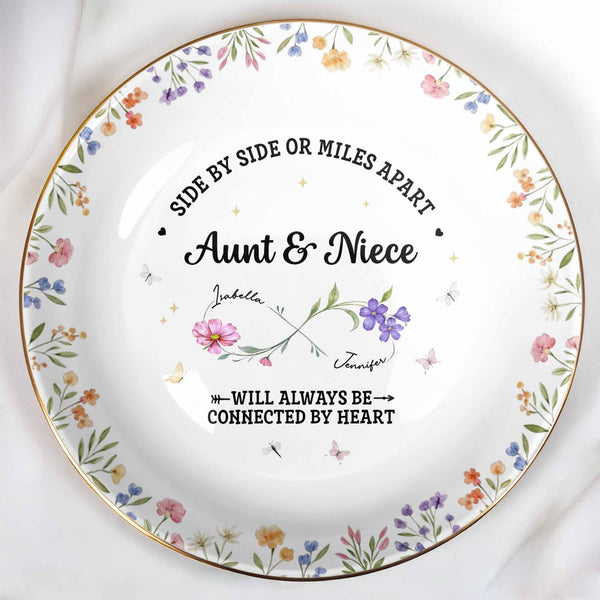 Side By Side Or Miles Apart, Aunt & Niece, Flowers