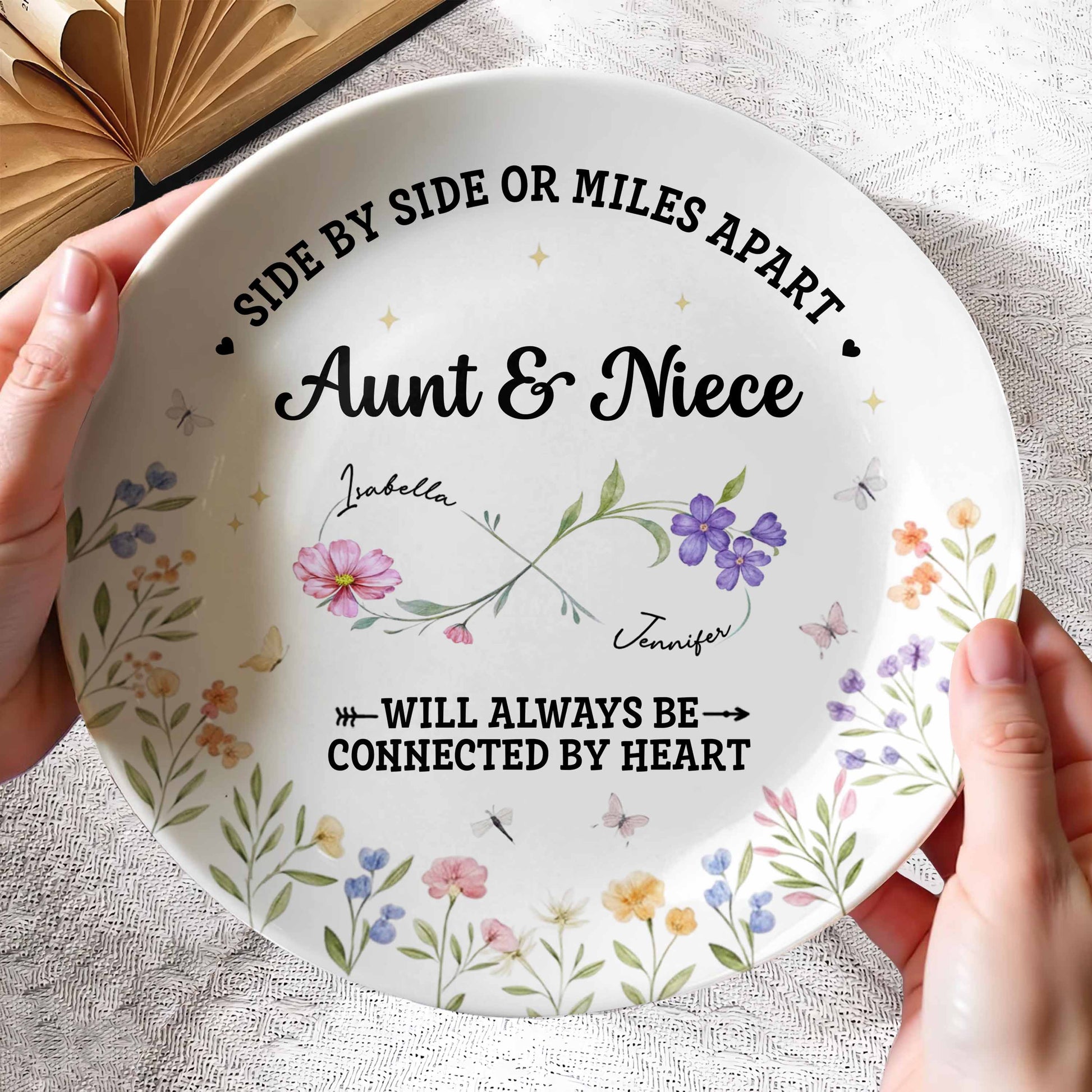 Side By Side Or Miles Apart, Aunt & Niece Connected By Heart