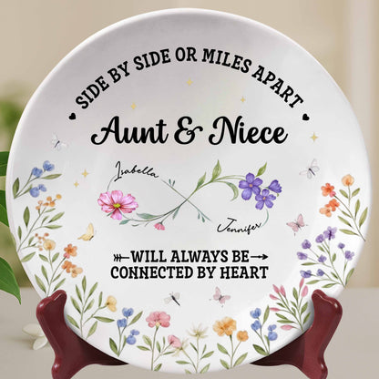 Side By Side Or Miles Apart, Aunt & Niece Connected By Heart