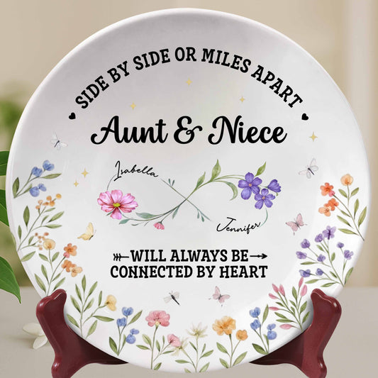 Side By Side Or Miles Apart, Aunt & Niece Connected By Heart