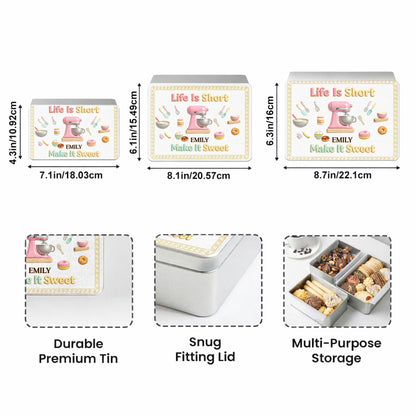 Life Is Short Make It Sweet Baker Stand Mixer And Kitchen Utensils