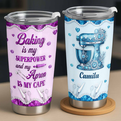 Baking Is My Superpower Purple Stand Mixer And Baking Tools