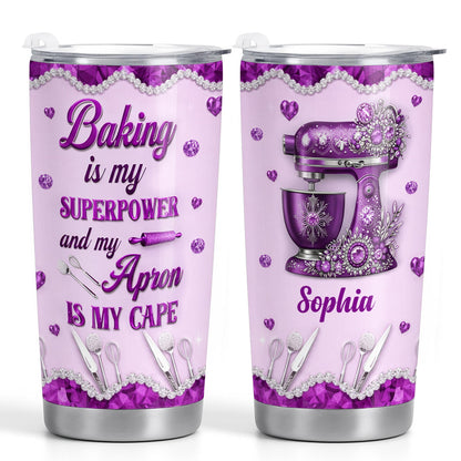 Baking Is My Superpower Purple Stand Mixer And Baking Tools