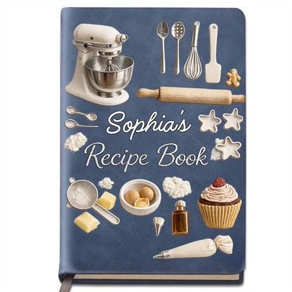 My Recipe Book With Stand Mixer And Baking Tools