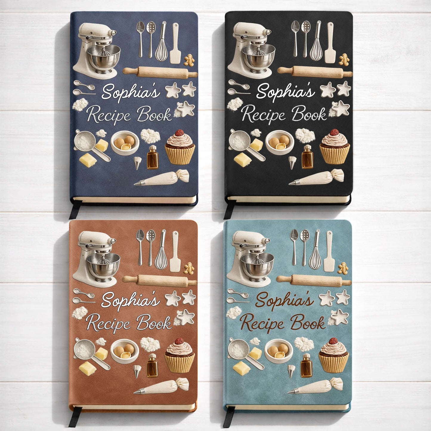 My Recipe Book With Stand Mixer And Baking Tools