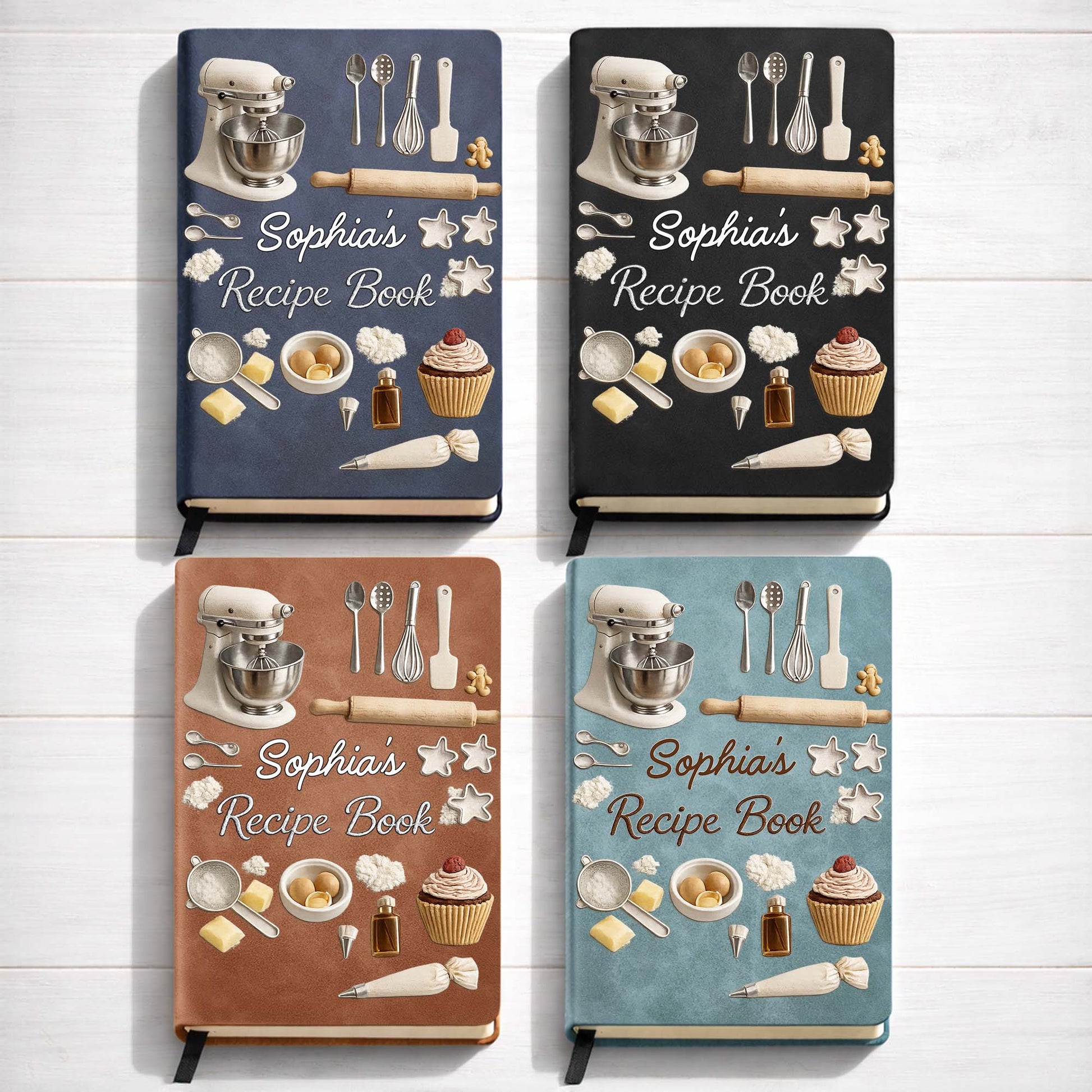 My Recipe Book With Stand Mixer And Baking Tools