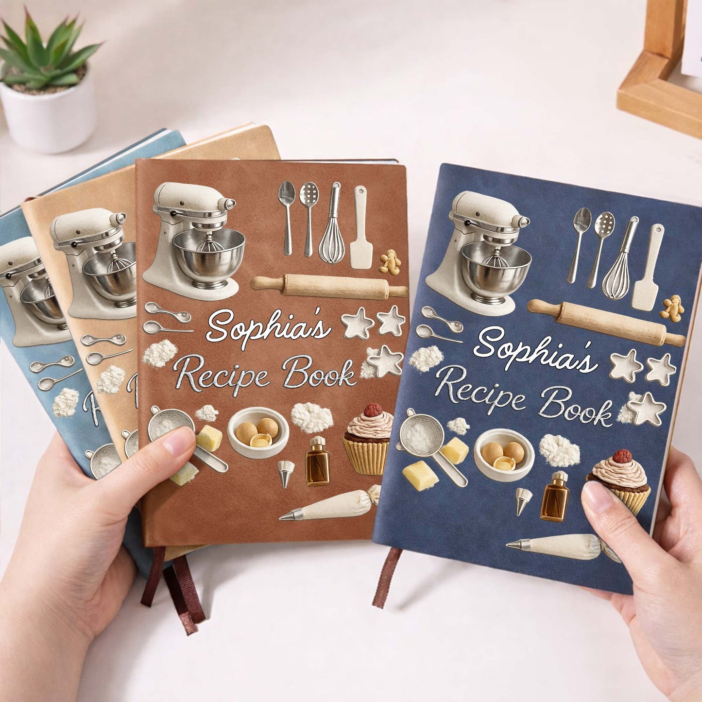 My Recipe Book With Stand Mixer And Baking Tools