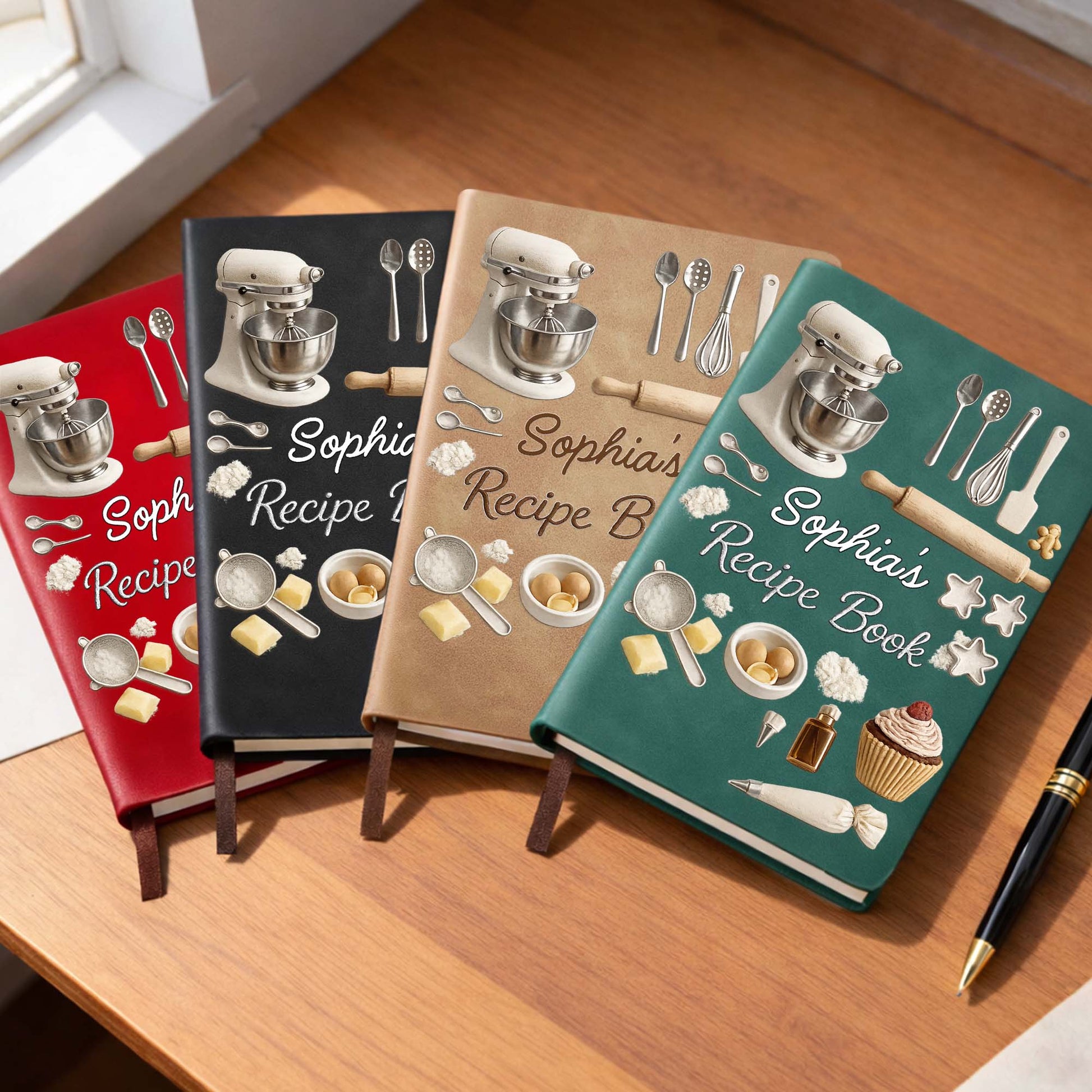 My Recipe Book With Stand Mixer And Baking Tools