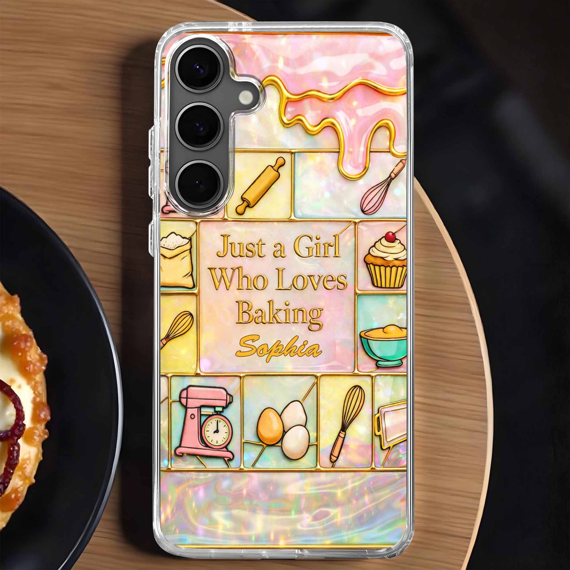 Just A Girl Who Loves Baking With Mixer And Whisk