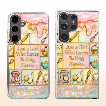 Just A Girl Who Loves Baking With Mixer And Whisk