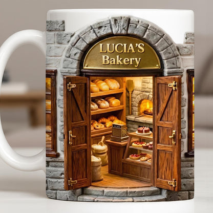 My Bakery Personalized Shop Front With Bread And Pastries