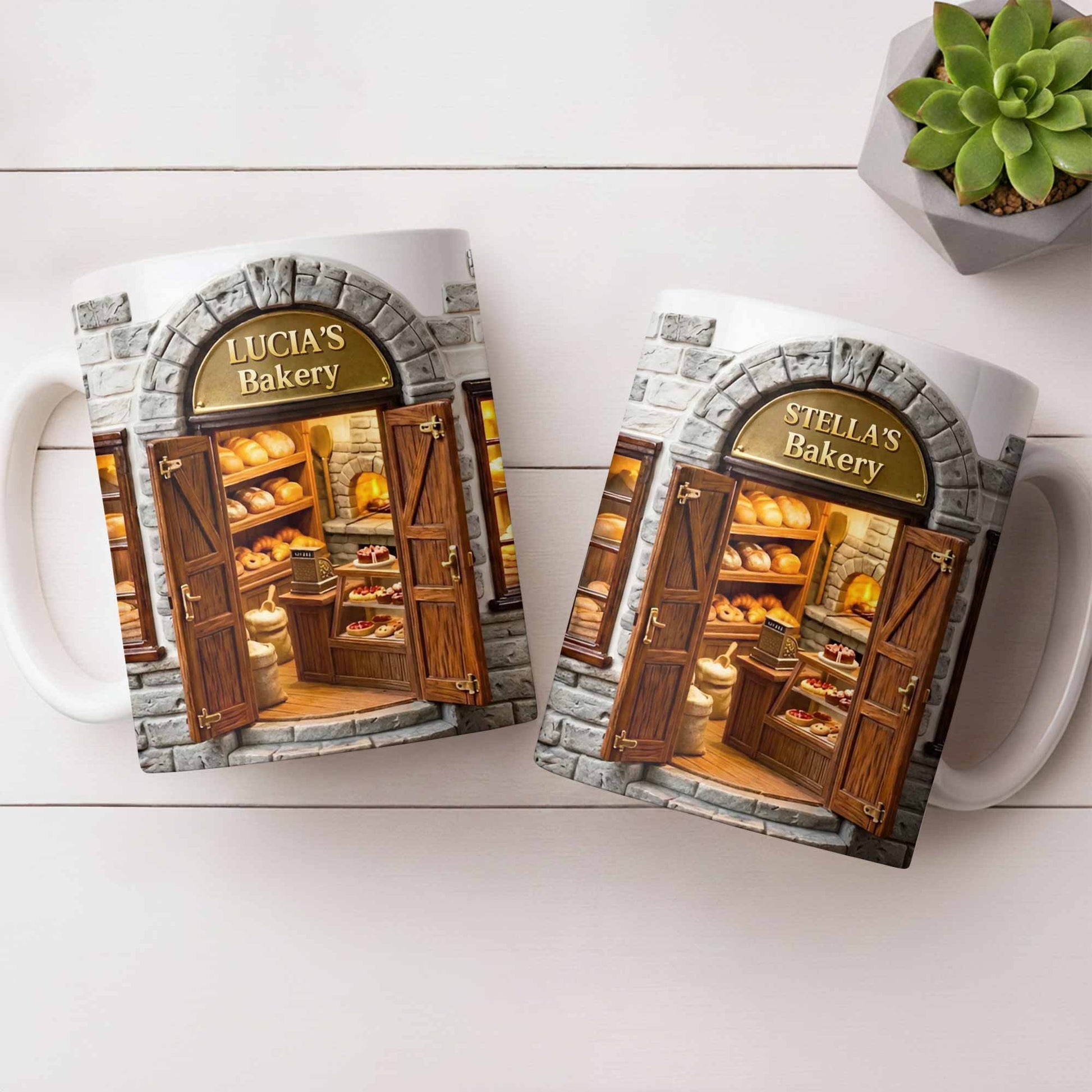 My Bakery Personalized Shop Front With Bread And Pastries