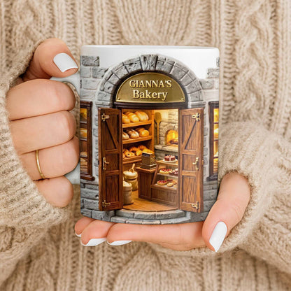 My Bakery Personalized Shop Front With Bread And Pastries