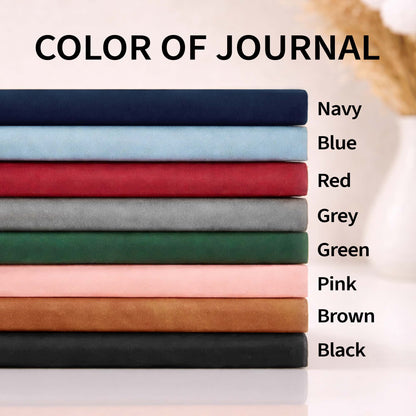 Baking Co. Open Daily Custom Dough Mixer Embroidery - Personalized Leather Journal - BAKE043_LEJO