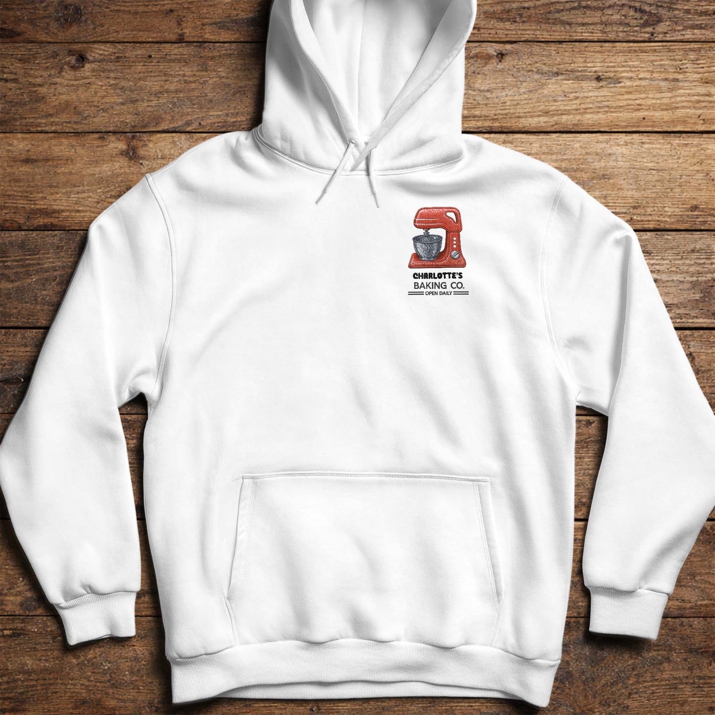 Baking Co. Open Daily Custom Stand Mixer Graphic - Personalized Custom Unisex T-shirt, Hoodie - BAKE043_WBAS