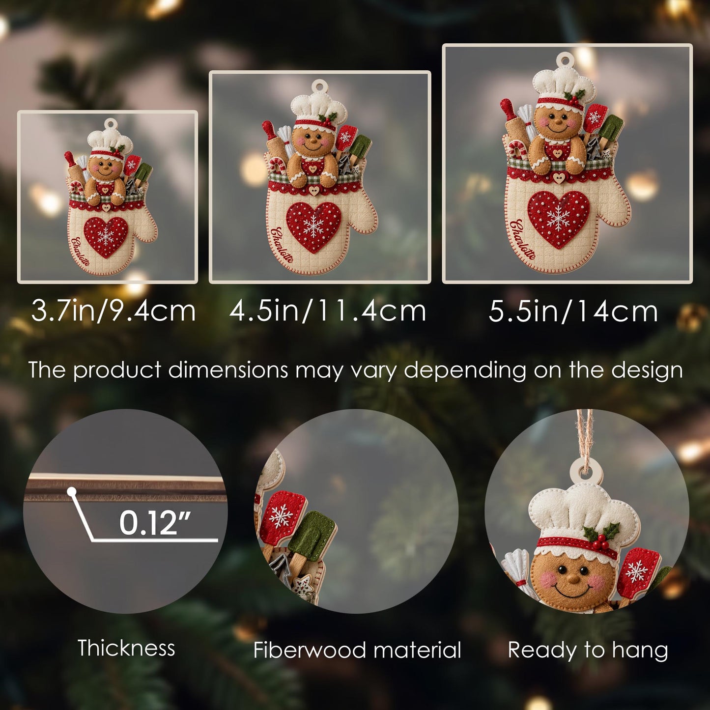 Brave Firefighter Spirit Christmas Tree With Fire Truck And Helmets - Personalized Custom Wood Ornament, Custom Shaped - BAKE067_WDO