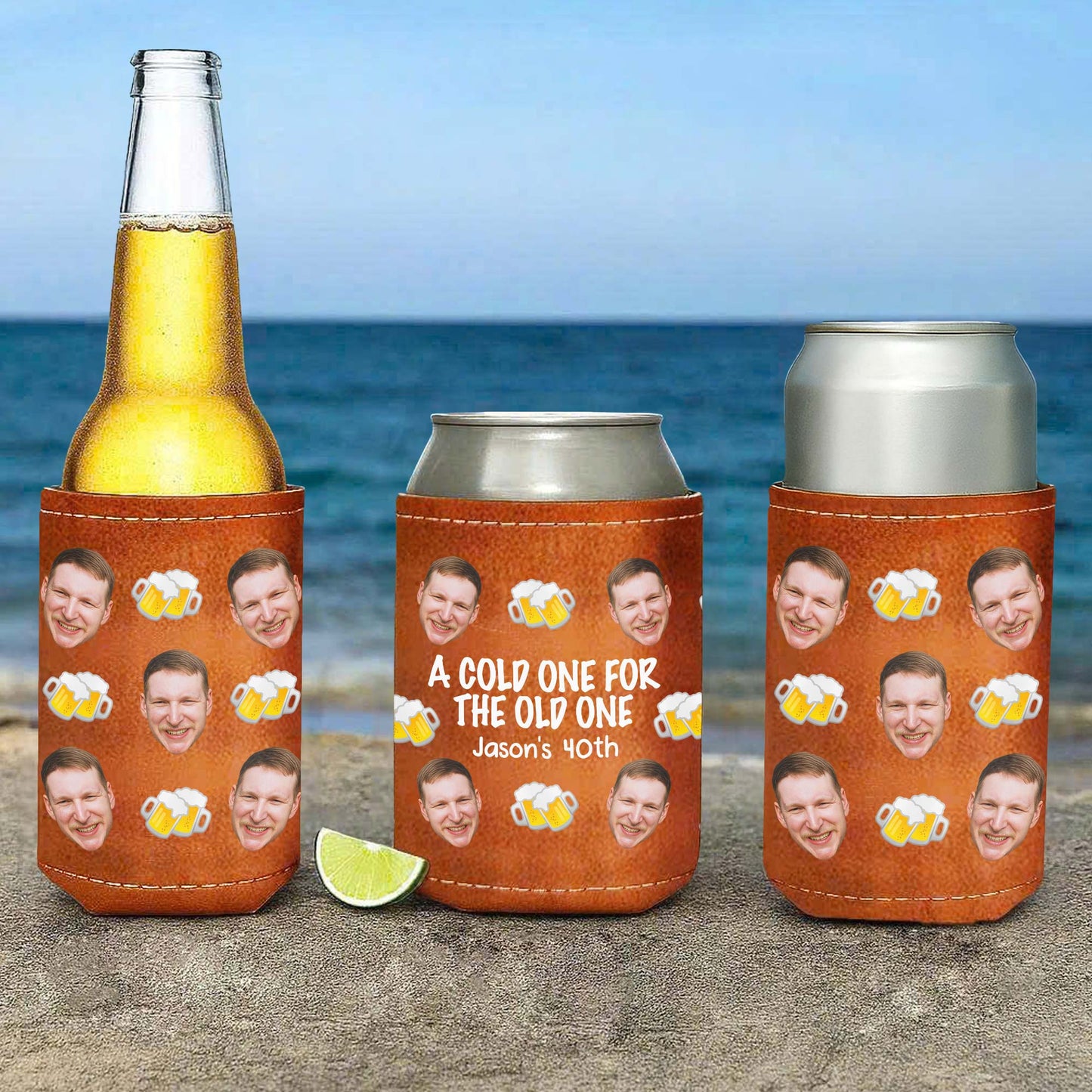 A Cold One For The Old One, Beer Mugs Design