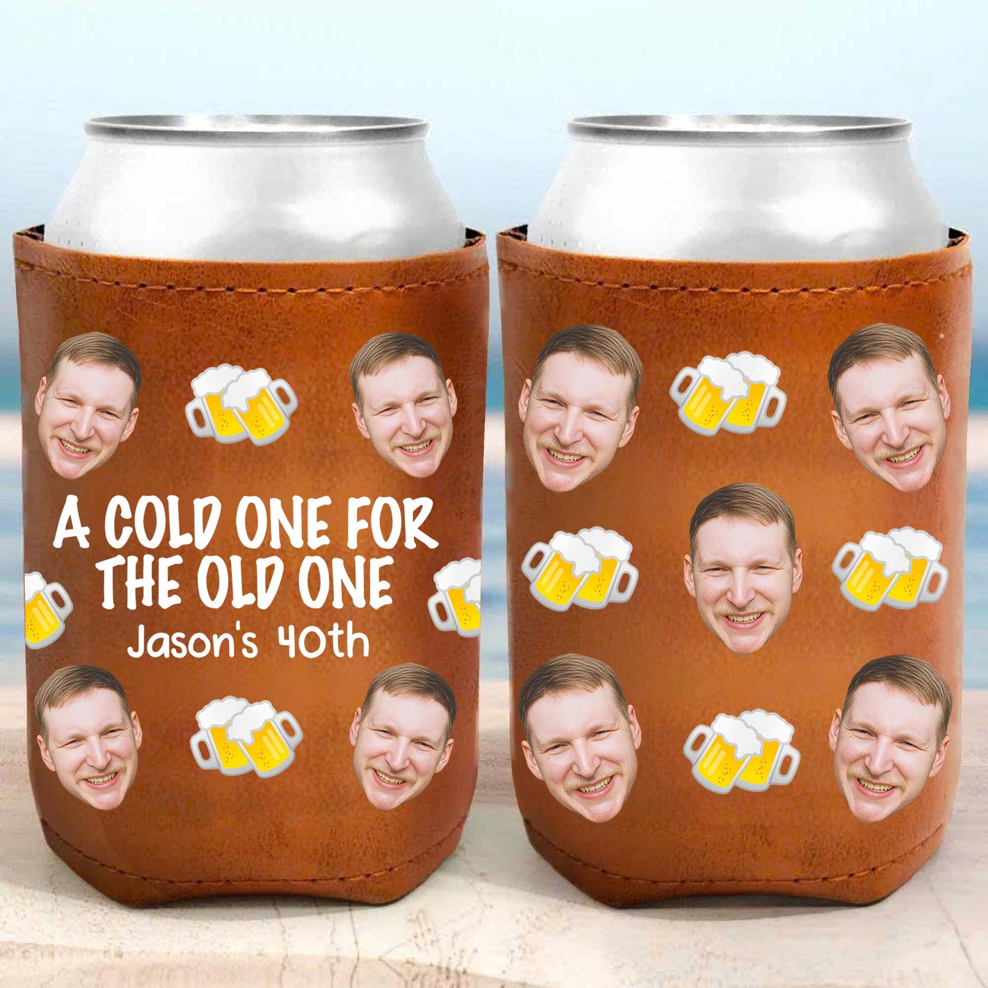 A Cold One For The Old One, Beer Mugs Design