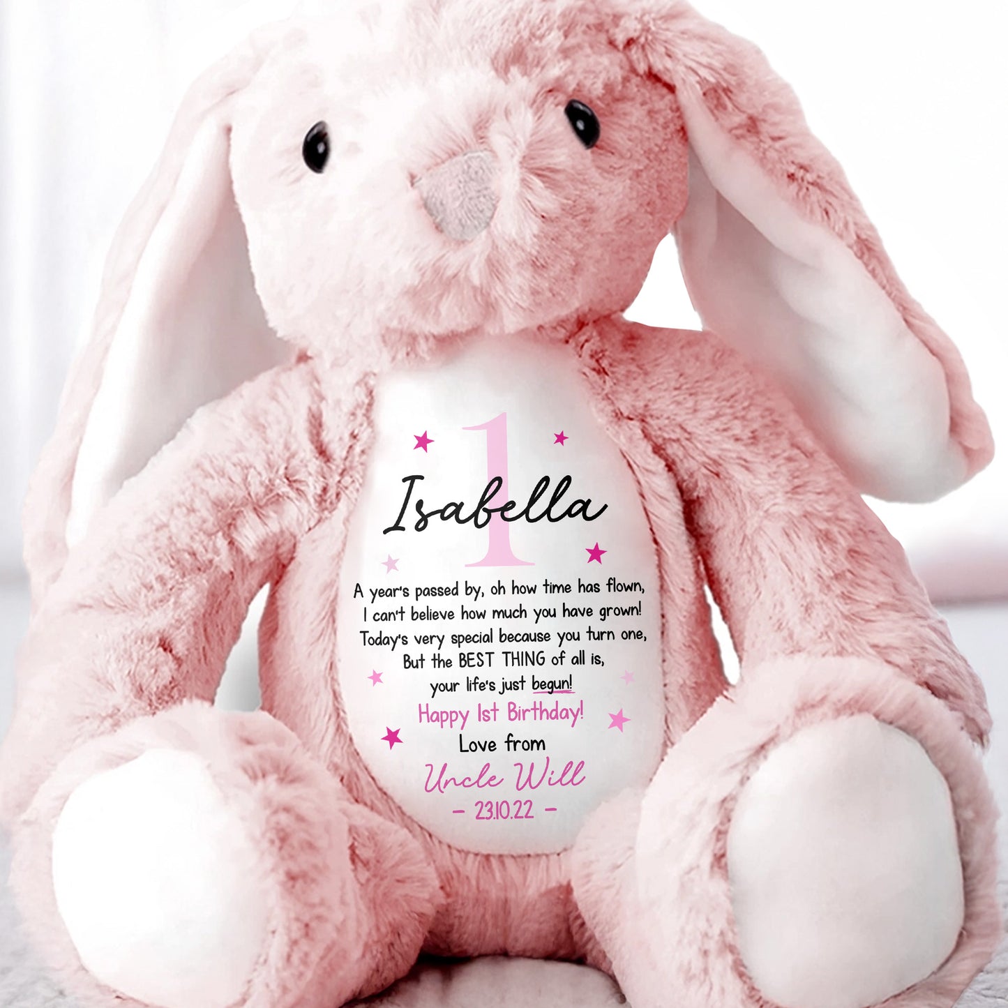 Happy 1st Birthday Your Life's Just Begun With Stars