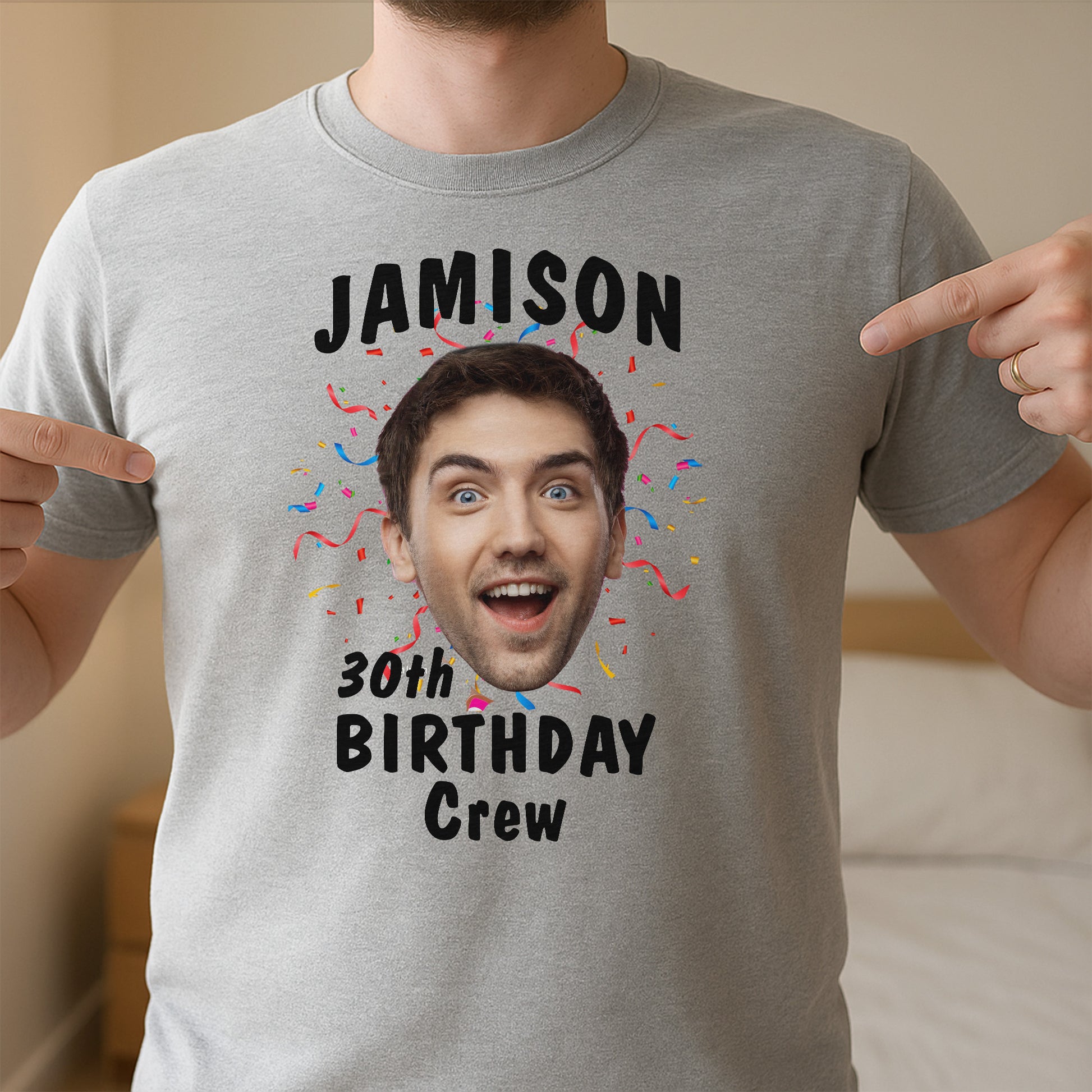 Birthday Crew Celebrations With Confetti